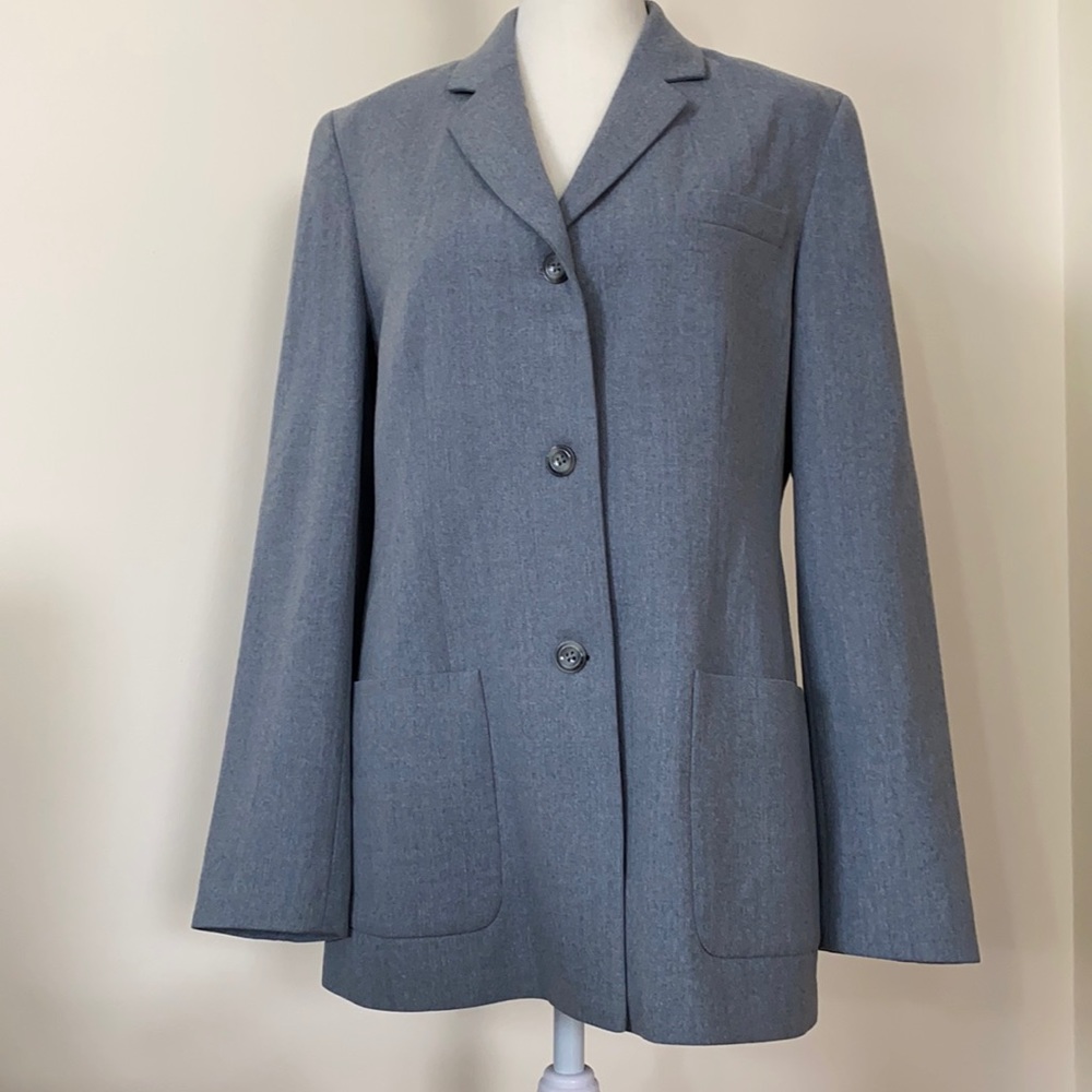 Land’s End gray blazer for women